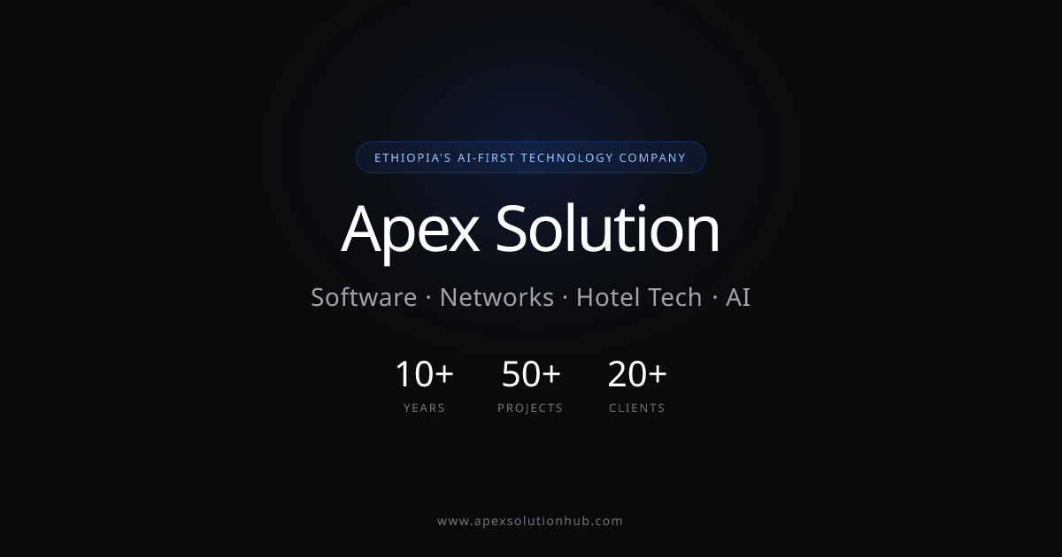 Apex Solution — AI-Powered Software & Tech | Apex Solution